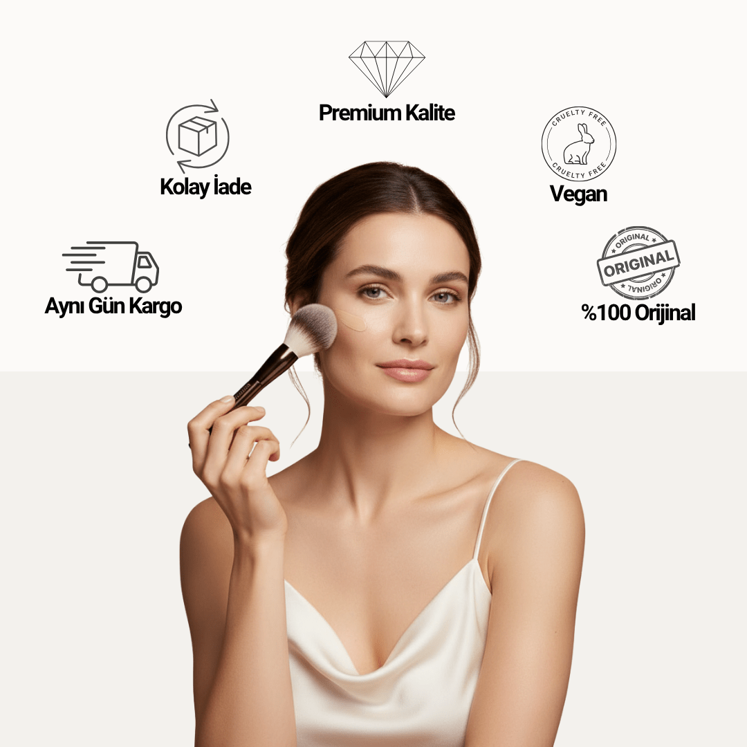 Hourglass Nº 2 Foundation Brush – Fondöten & Allık Fırçası