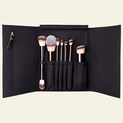 Hourglass Vegan Travel Brush Set – Vegan Seyahat Fırça Seti (7 Parça)
