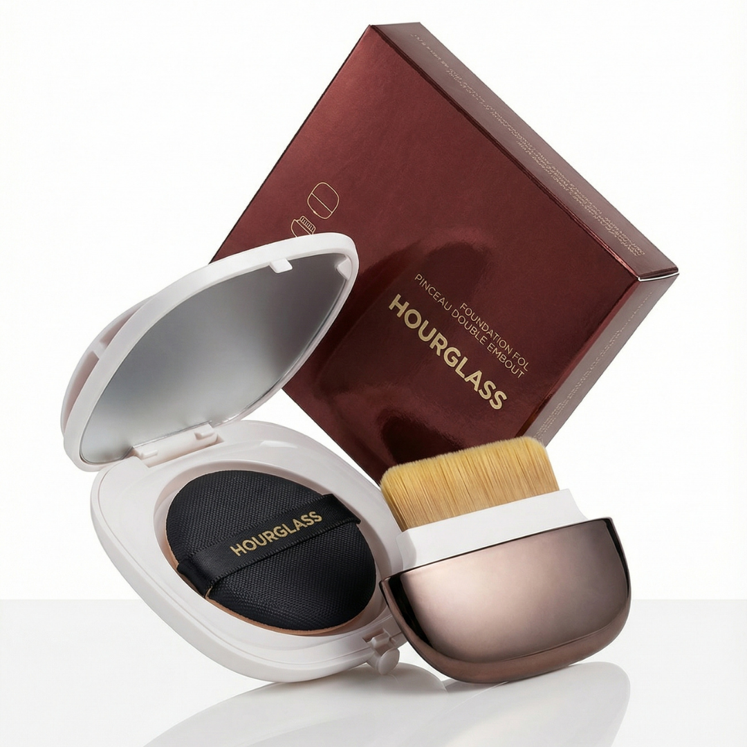 Hourglass Compact Foundation Makeup Brush - Taşınabilir Kompakt