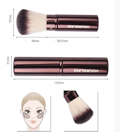 Hourglass Retractable Powder Brush – Geri Çekilebilir Pudra Fırçası